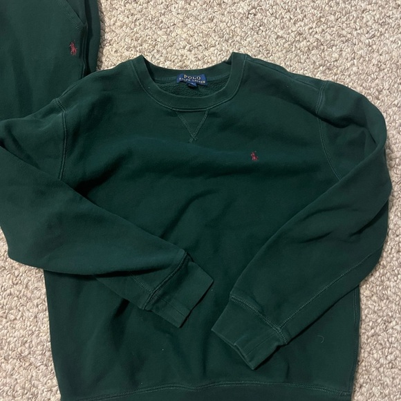 Boys Polo crewneck Sweatsuit Large - Picture 2 of 6